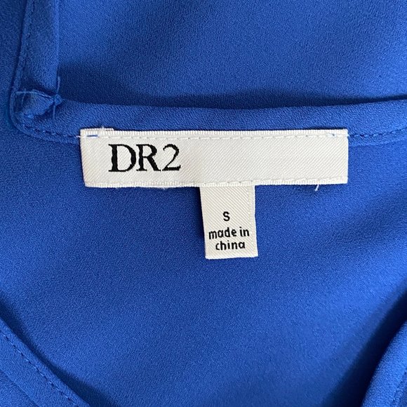 DR2 V-Neck V-Back Cap Sleeve Blouse #AF17 - Picture 6 of 10